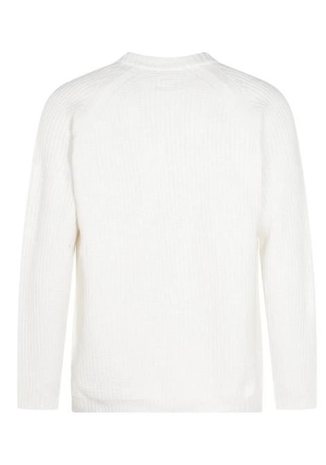 crewneck sweater man white C.P. COMPANY | 19CMKN023A-005558G103